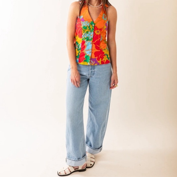 Olivaceous Tops - SHELLY MULTI TOP size L